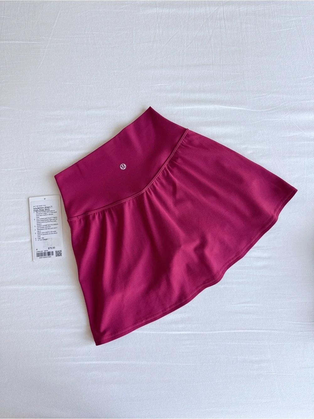 lululemon Align™ High-Rise Skirt Magenta Smoke Size 4 NWOT - Picture 1 of 14